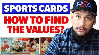 How to find Sports Card Values - Baseball, Football, Basketball & Hockey #sportscards #thehobby