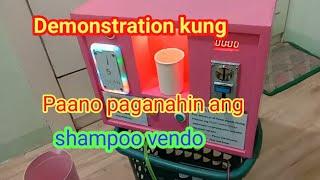 2in1 carwash and shampoo vendo. paano paganahin.