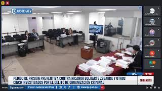 #EnVivo | Pedido de prisión preventiva contra Nicanor Boluarte Zegarra y otros cinco investigados