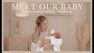 MY BIRTH STORY | positive natural labour & birth of our first son!