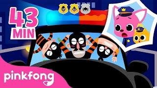 [Best of the Best] Catch the Thieves | Pinkfong the Police | Veo Veo | Pinkfong Official