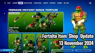  Fortnite Item Shop Update: November 13, 2024! Ninja Turtles, Starflare, Mezmer & More! 