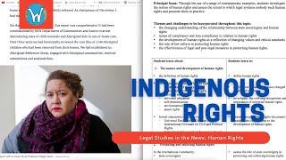 Legal Studies in the News: Indigenous Human Rights