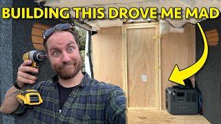 HOW TO BUILD A WOODEN BULKHEAD IN YOUR CAMPER VAN