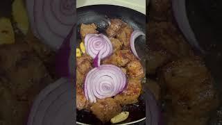 Beef cube recipe, like mini steak bites! Juicy & tender! #cooking #easyrecipe #asmr #yummy