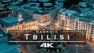 Tbilisi, Georgia  - by drone [4K]