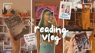 cozy week, small town horror, DIY book nook,  || vlogtober 001