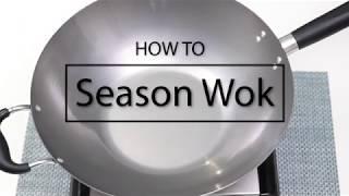 How to Season your New Natural Wok Before Using