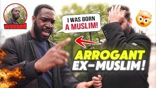 Arrogant FAKE “Ex-Muslim” CONFRONTS Muslims Giving Dawah‼️… LEFT SPEECHLESS! 