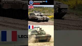  Challenger 2 vs  Leclerc – Britain’s Armored Giant Faces France’s Fastest Tank ️