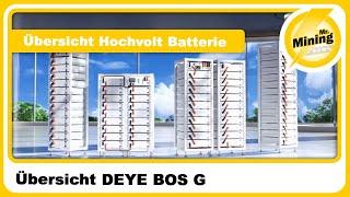 Übersicht DEYE BOS G Hochvolt Batterie Familie