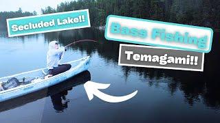 TEMAGAMI FISHING for Smallmouth Bass!! (SECRET Back Lake!!)