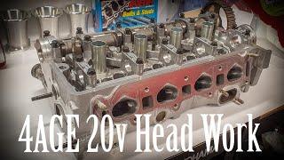 4AGE 20v head work