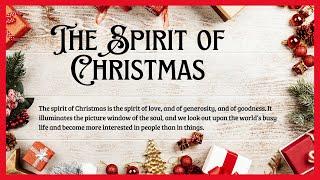 The Spirit Of Christmas