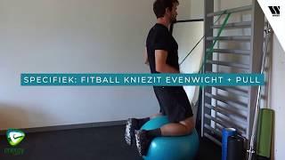 Home workout - surfen - SPECIFIEK //  FITBALL KNIEZIT EVENWICHT + PULL