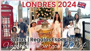 LLEGAMOS A LONDRES  VACACIONES EUROPA 2024 | REGALOS DE MI ESPOSO | LA DECORACIÓN MÁS BELLA | VLOG