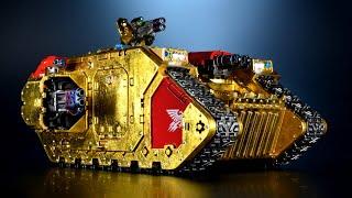 Adeptus Custodes Venerable Land Raider - 24 Carats  Gold - 28mm - Tank Model