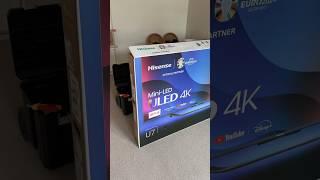 HISENSE 65U7KQTUK 65" Smart 4K Ultra HD HDR Mini-LED TV with Amazon Alexa. #hisense #hisensetv