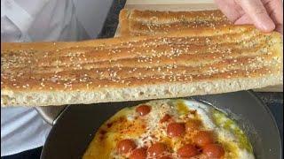 اسانترین روش  پخت نان بربری در خانه Simple Way To Make Barbary At Home (Persian Traditional Bread )