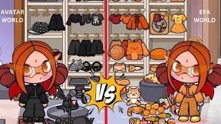 AVATAR WORLD  Black VS Orange things Get ready to HALLOWEEN - EFA WORLD