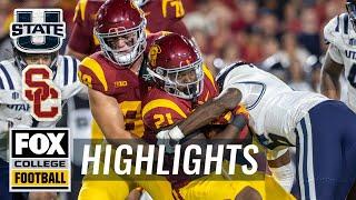 Utah State Aggies vs. No. 13 USC Trojans Highlights | FOX College Football