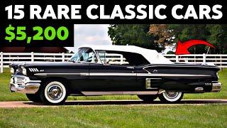 Find Low Prices Available Here: 15 Classic Cars For Sale Under $10,000