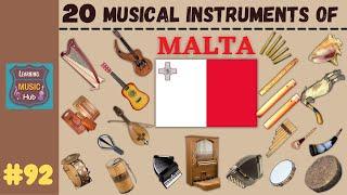 20 MUSICAL INSTRUMENTS OF MALTA | LESSON #92 |  MUSICAL INSTRUMENTS | LEARNING MUSIC HUB