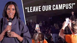 "We've Identified the Gender Studies Majors" | Candace's @turningpointusa Speech Sparks Protest