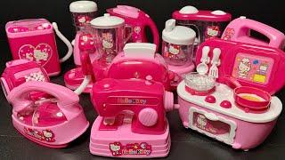 19 minutes Satisfying with Unboxing Hello Kitty Mini Kitchen and Appliances | ASMR (no music)