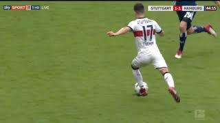 GINCZEK GOAL VFB STUTTGART VS HAMBURGER SV BUNDESLIGA HIGHLIGHTS