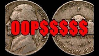 A Simple Mint Mistake Made This Jefferson Nickel Worth Thousands - Silver Transitional Error!