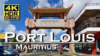 Port Louis , Mauritius in 4K 60fps HDR ( UHD ) Dolby Atmos  The best places   walking tour