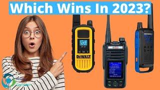 THE BEST LONG RANGE WALKIE TALKIES! (TOP 3)