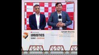 Ajitabh Sharma at #ETLogistics!