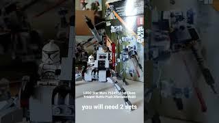 LEGO Star Wars 75345 501st Clone Trooper Battle Pack Alternate Build Bigger Cannon