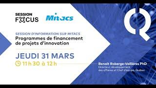 Session Focus - Mitacs 31 mars 2022 - Optonique