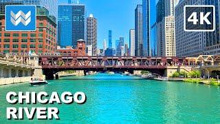 [4K] Wendella Chicago River Architecture Boat Tour 2024 | 90 Minutes Cruise | Skyline & Buildings