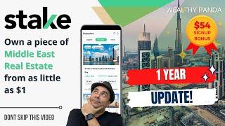 Own a Piece of Dubai from $1: Stake Real Estate App Review (1 Year Update)