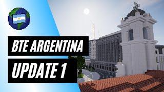 Construyendo Argentina en Minecraft Parte 1 - Showcase BTE Argentina