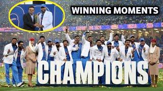 WINNING MOMENTS  Gold medals Coats distribution | Indian team won ICC champions trophy 2025