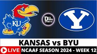 KANSAS VS BYU LIVE  NCAAF College Football Week 12  Nov 16, 2024