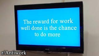 r/Antiwork | work as reward?