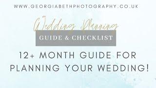 Wedding Planning - What to do when?! - 12-month plan with checklist! Wedding Planning Ep 001