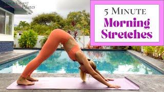 5 Minute Morning Stretches - Quick Routine for Stretching and Energy!