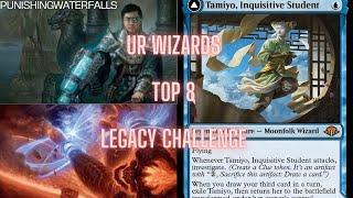 LEGACY CHALLENGE TOP 8 w. UR WIZARDS! Bolt, Snap, Bolt is back baby. So much grind, so much fun. MTG