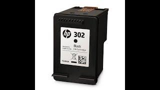 How to refill a Hp Black Ink Cartridge Hp 302 and 302XL - HP DeskJet 2130 / ENVY 4520