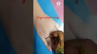 Finger mehndi design #shorts #trending #fingermehndi