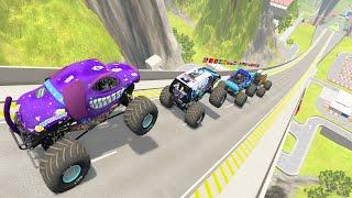 HT Gameplay Crash # 267 | Monster Trucks vs Epic High Speed Jumps & Cars vs Trucks vs Speed Bumps