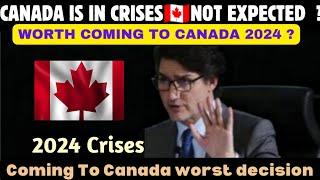 NOT EXPECTED  CANADA CURRENT CRISES  2024  IS IT WORTH COMING TO CANADA OR NOT.  #canada #pr