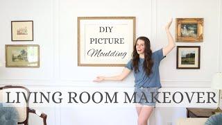 EXTREME FRONT ROOM MAKEOVER | LIVING ROOM MAKEOVER | Complete Thrifted Living Room Makeover!